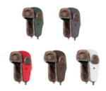 Unisex Faux Fur Trapper Hat - Waterproof Winter Bomber Hat with Ear Flaps & Buckle, Thermal Ushanka Lei Feng Cap for Skiing, Hiking, Camping - Image 2