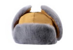 Unisex Waterproof Winter Trapper Hat - Grey Faux Fur Bomber Aviator Cap with Ear Flaps & Buckle, Thermal Ushanka Snow Hat for Skiing Hiking - Image 2