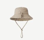 JACQUEMUS washed pure cotton fringed fisherman hat basin hat trendy sun hat - Image 3