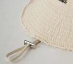 JACQUEMUS washed pure cotton fringed fisherman hat basin hat trendy sun hat - Image 4