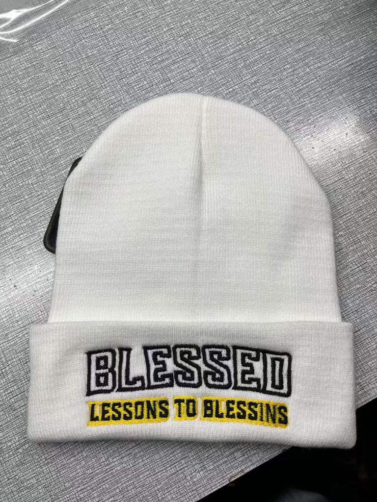 Knitted hat logo