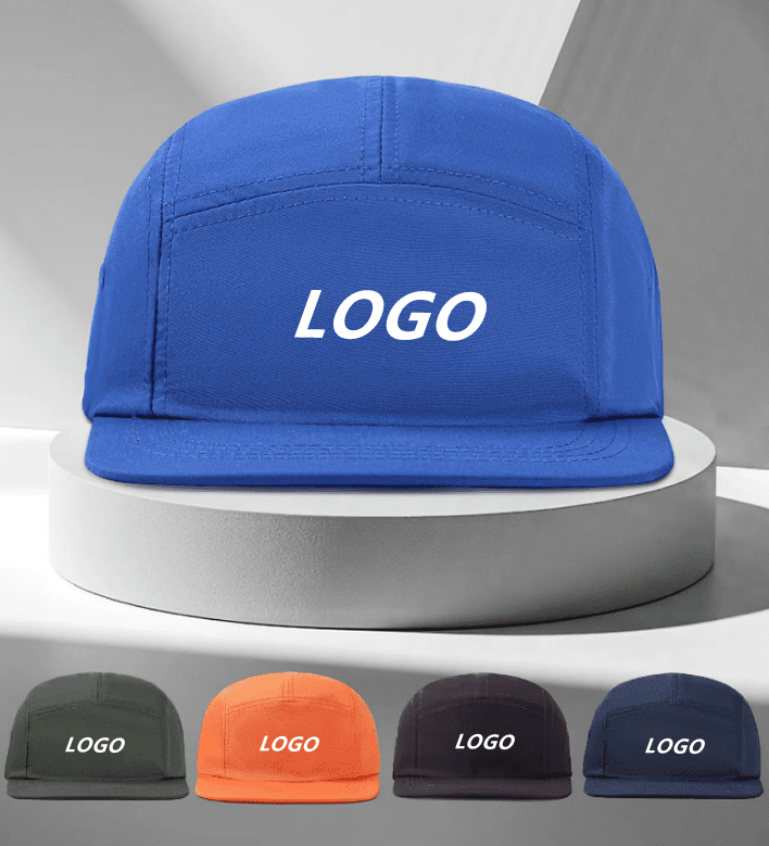 Customized logo for pure cotton flat edged baseball cap